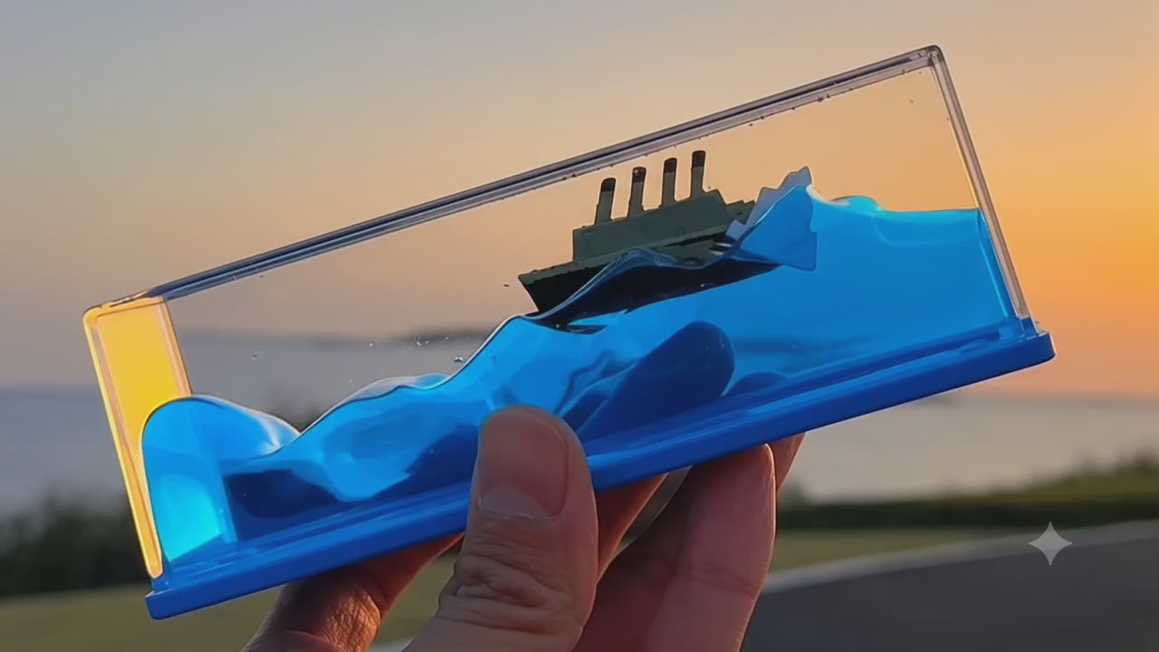 Serenique Drift Bottle – Kreuzfahrtschiff in Wellen